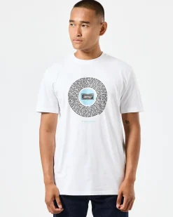 T-Shirt mit Supersonic-Grafik in Weiß