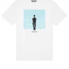 T-Shirt Supernova Graphic Weiß/Blau