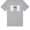 T-Shirt Weekend mit Grafik, Rauchgrau