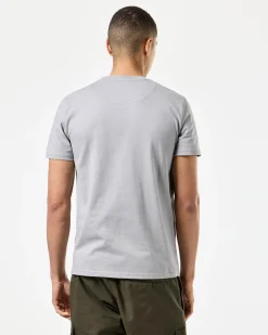 T-Shirt Weekend mit Grafik, Rauchgrau