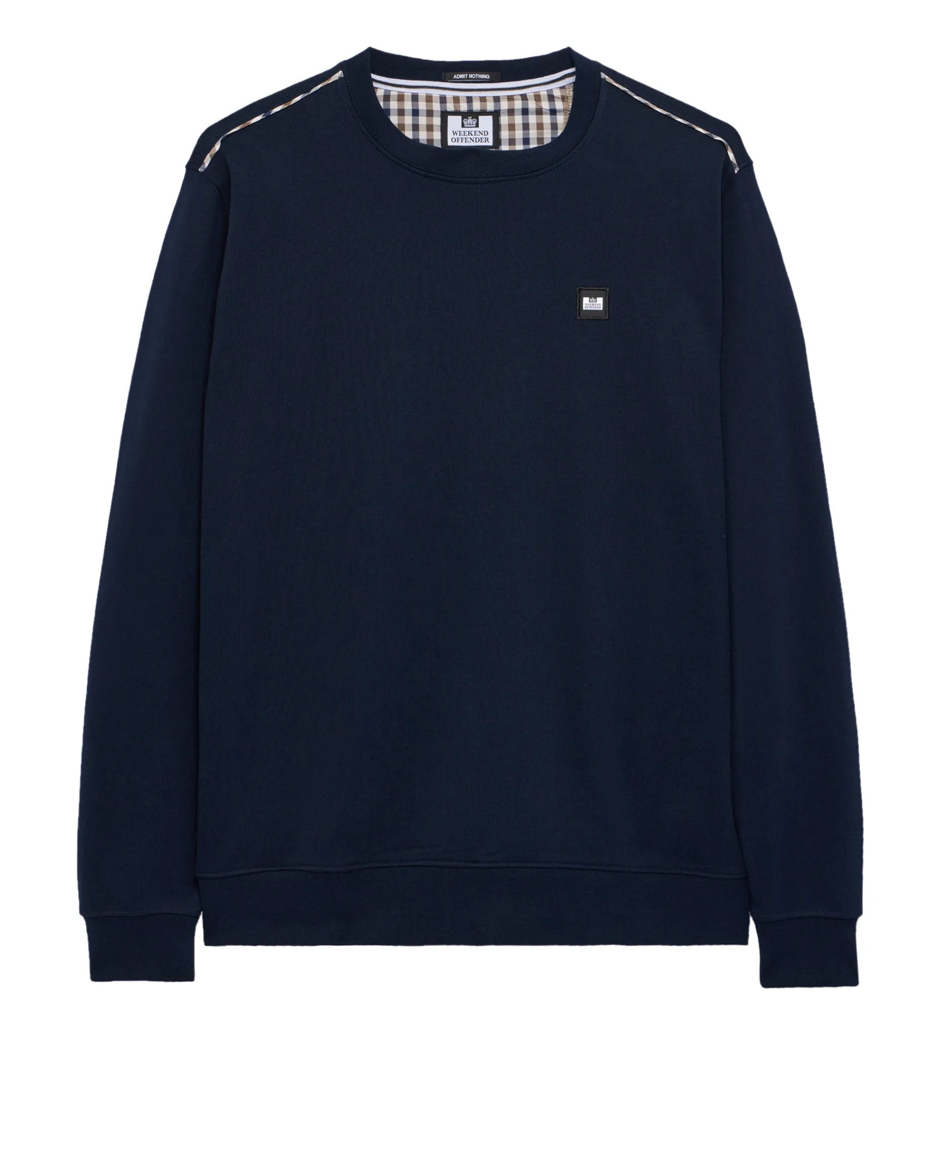 Vega Sweatshirt Marineblau/Mid House Check