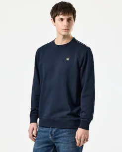 Vega Sweatshirt Marineblau/Mid House Check