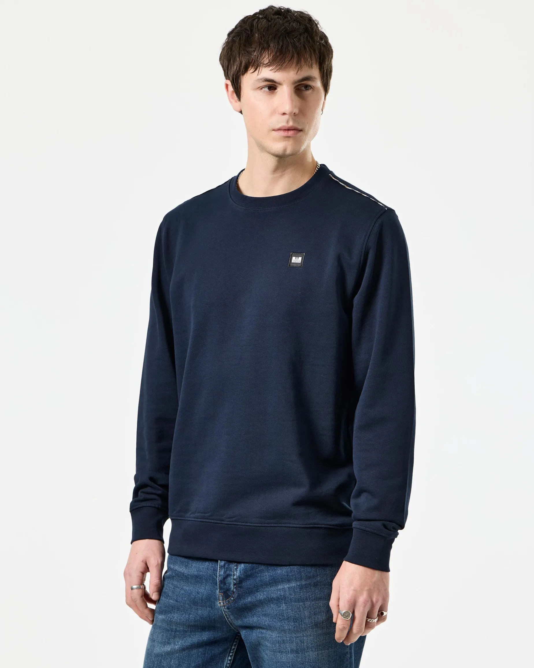 Vega Sweatshirt Marineblau/Mid House Check