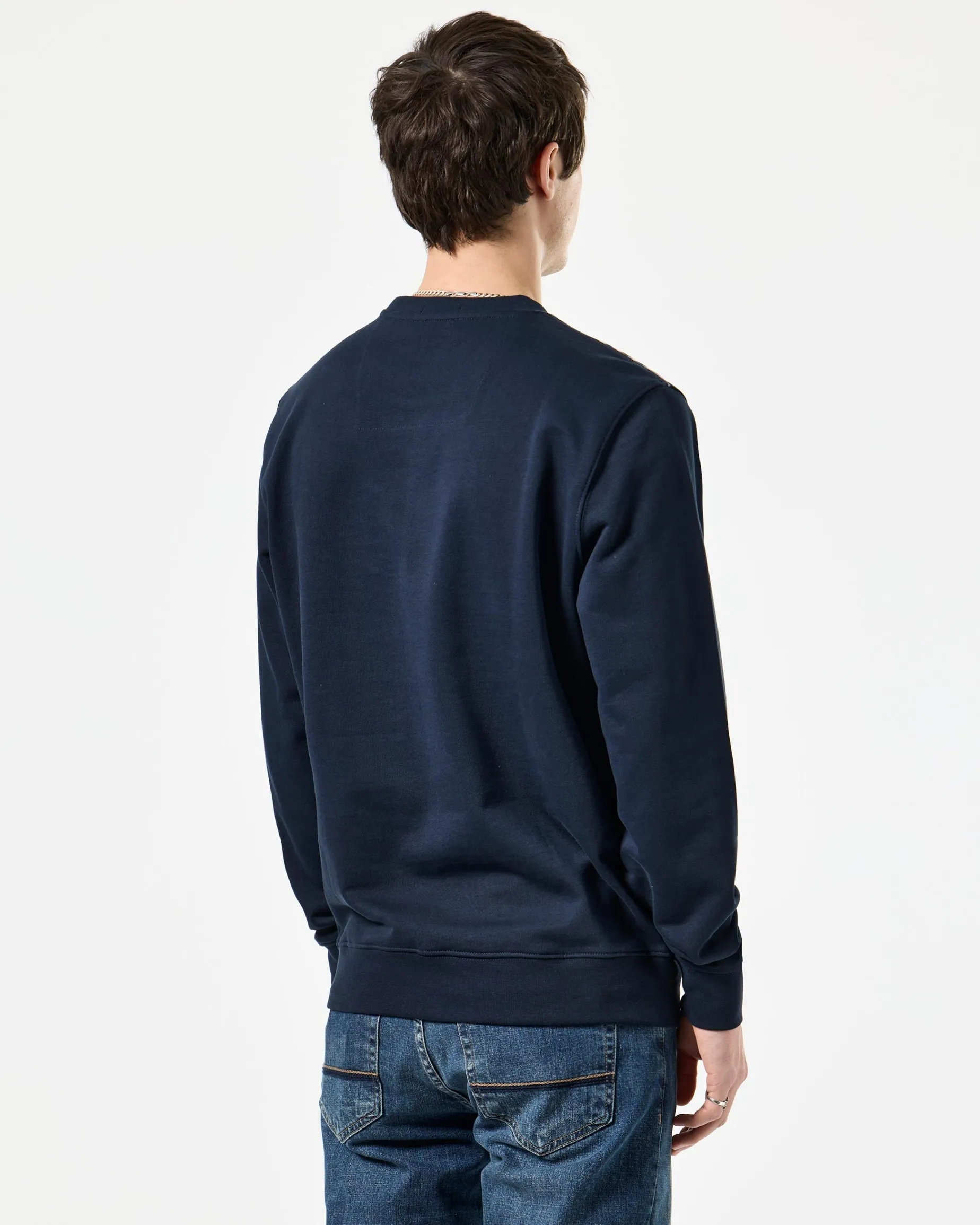 Vega Sweatshirt Marineblau/Mid House Check