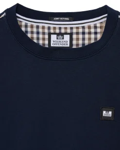 Vega Sweatshirt Marineblau/Mid House Check
