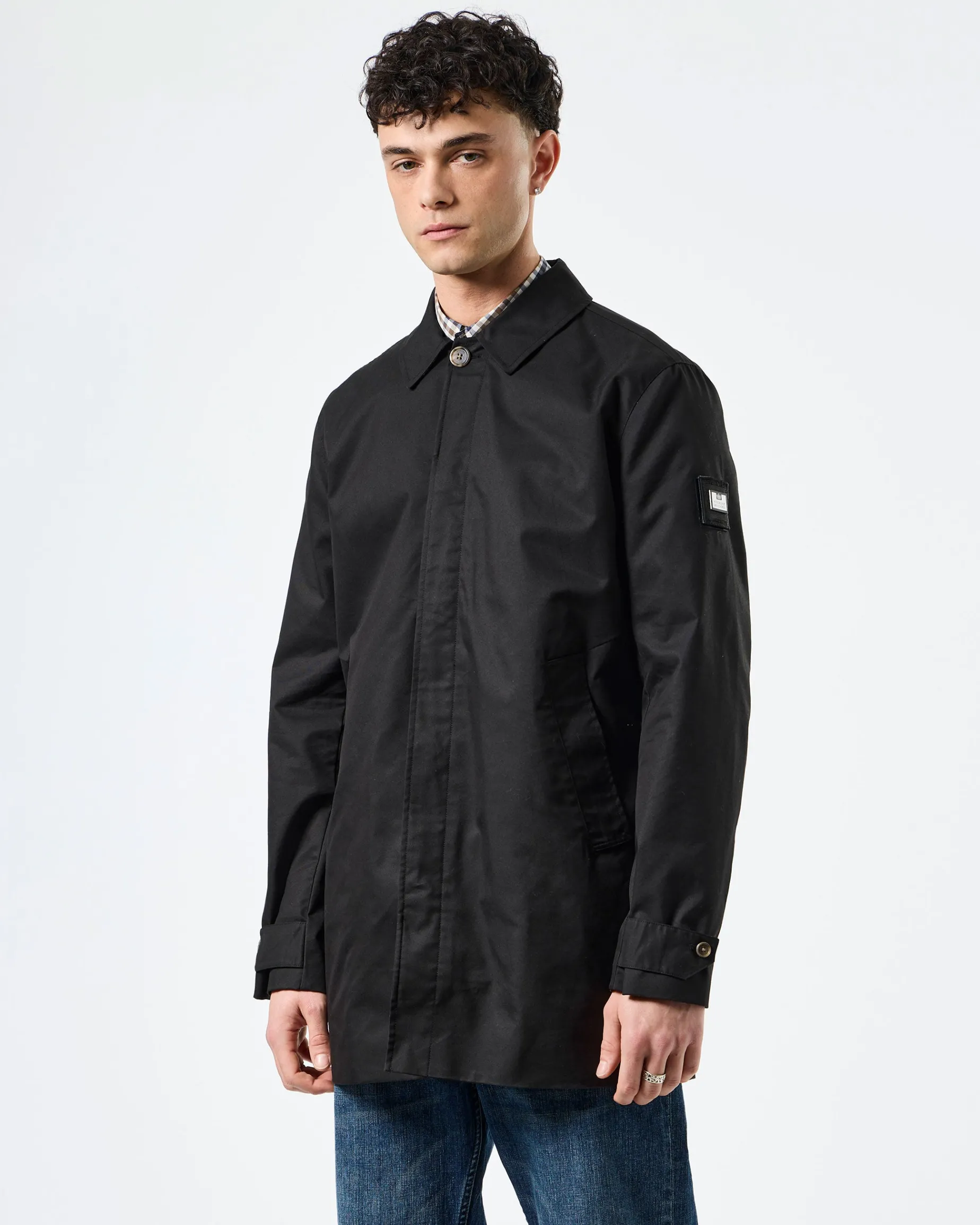 Whitehouse Mac Jacke Schwarz/House Check