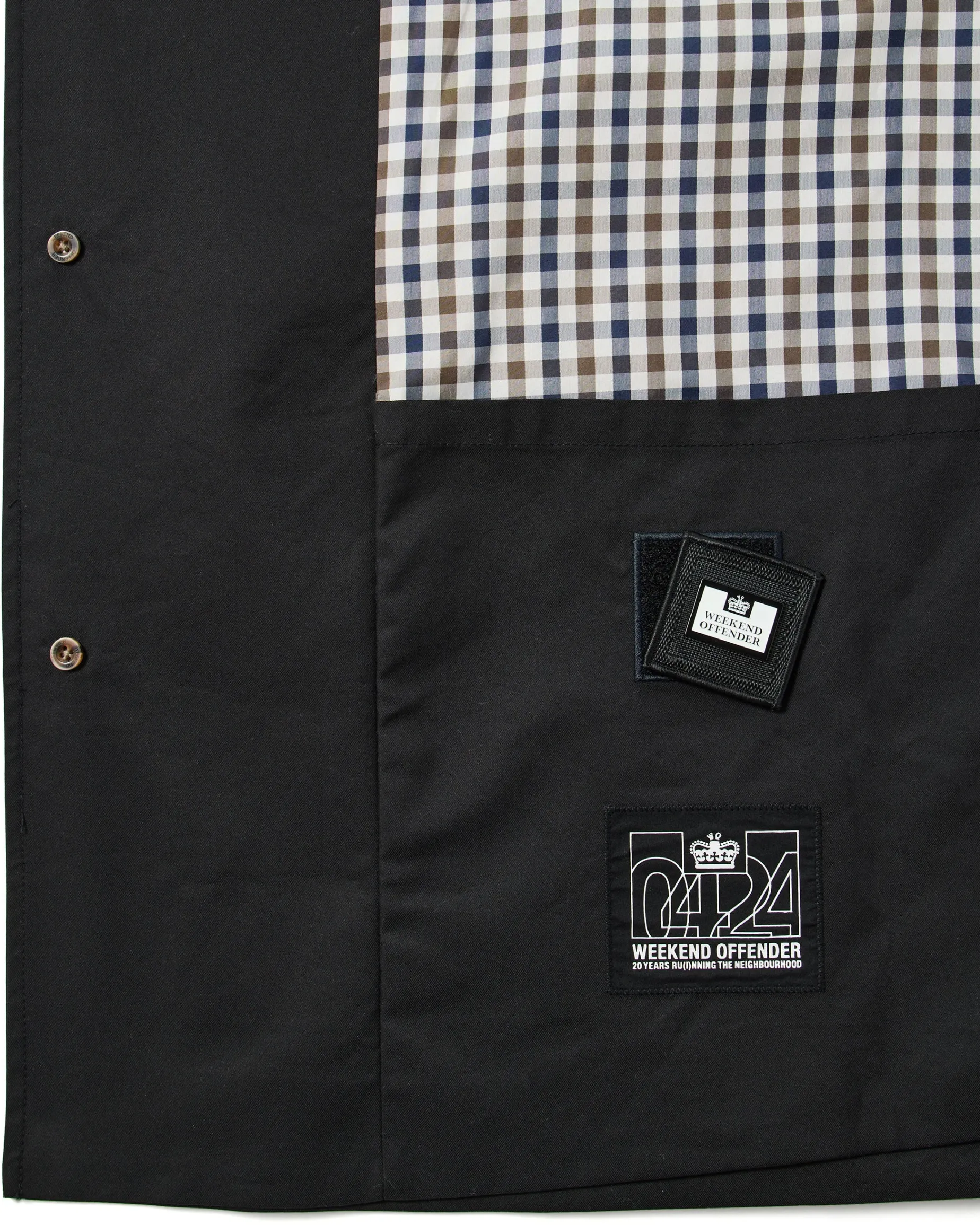 Whitehouse Mac Jacke Schwarz/House Check