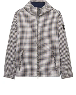 Windjacke „Campania“ mit Karomuster, mittelfarbenes House-Karomuster