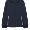 Windjacke „Campania“ mit Karomuster, Marineblau