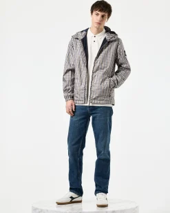Windjacke „Campania“ mit Karomuster, mittelfarbenes House-Karomuster