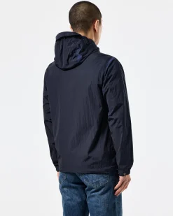 Windjacke „Campania“ mit Karomuster, Marineblau