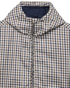 Windjacke „Campania“ mit Karomuster, mittelfarbenes House-Karomuster