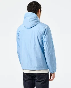 Windjacke mit Campania-Karomuster, Meeresblau