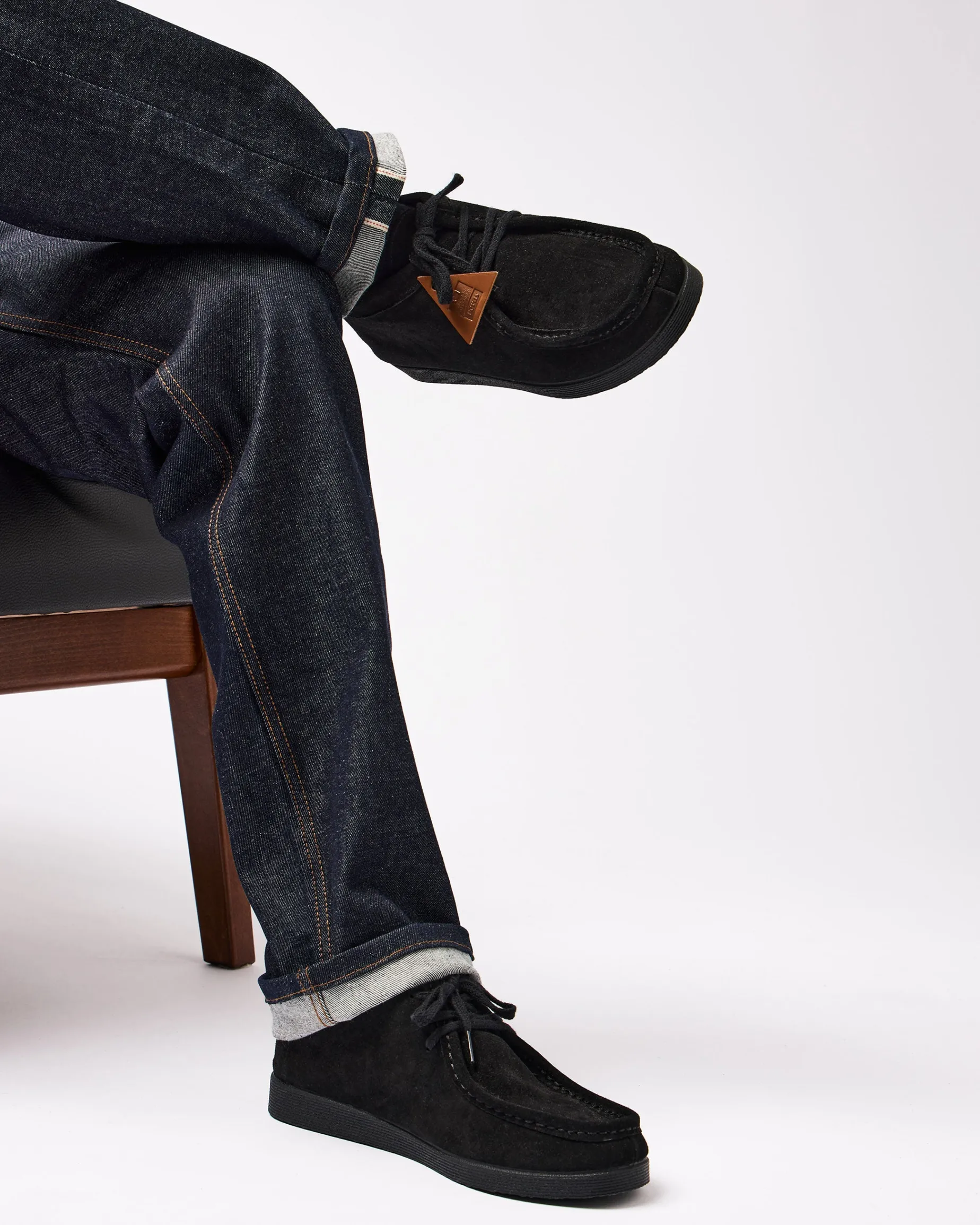 WO x Veras Leon Mokassinstiefel Schwarz