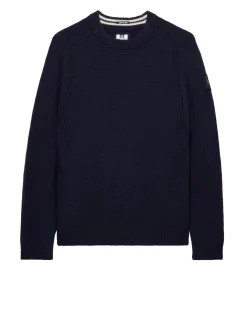 Zagreb Strickpullover aus Wolle Marine