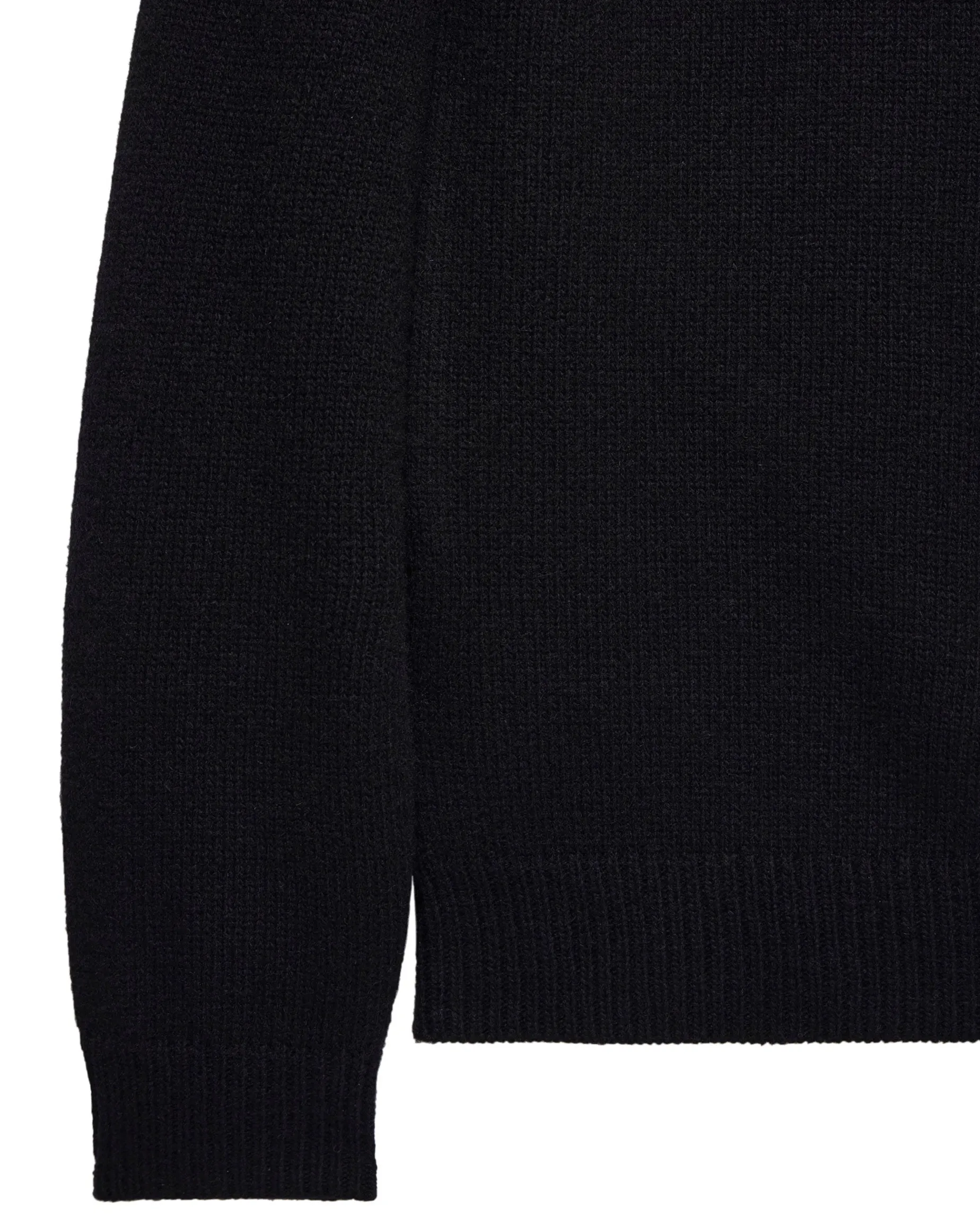 Zagreb Strickpullover aus Wolle Schwarz