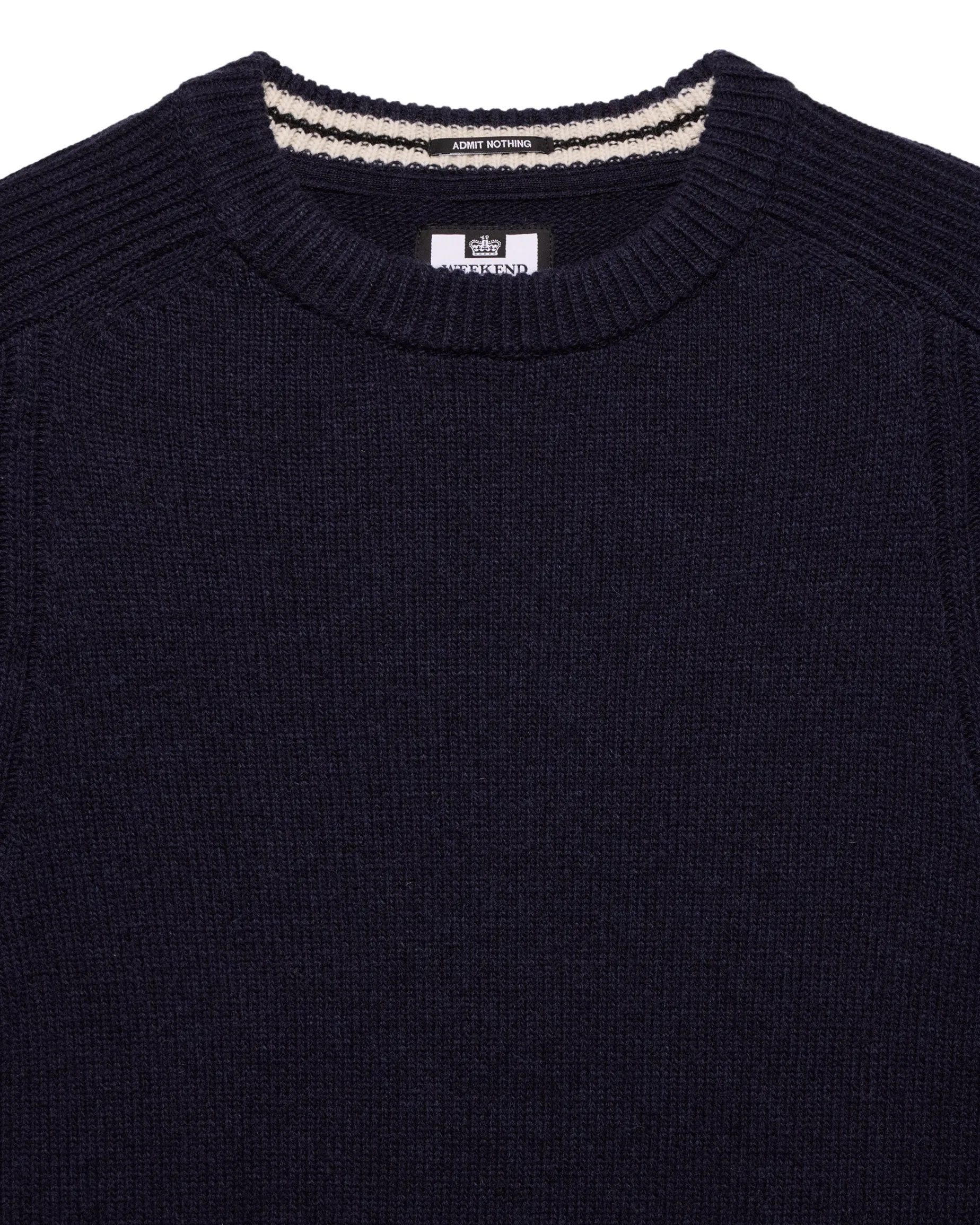 Zagreb Strickpullover aus Wolle Marine