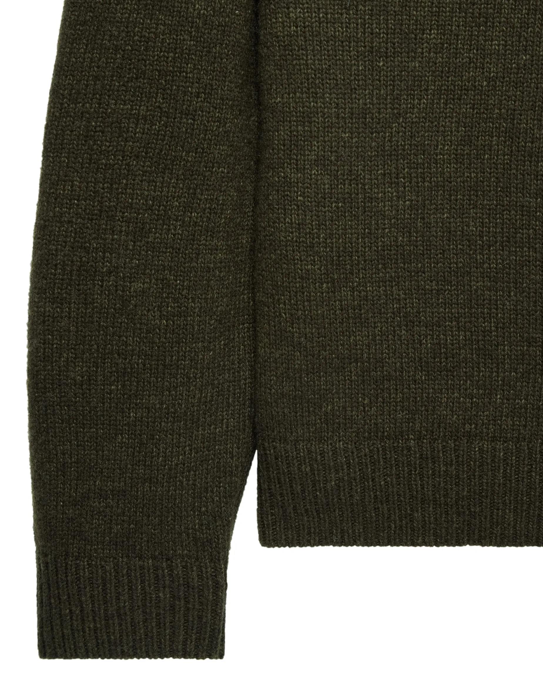 Zagreb Strickpullover aus Wolle, Burggrün