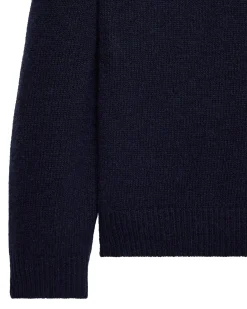 Zagreb Strickpullover aus Wolle Marine